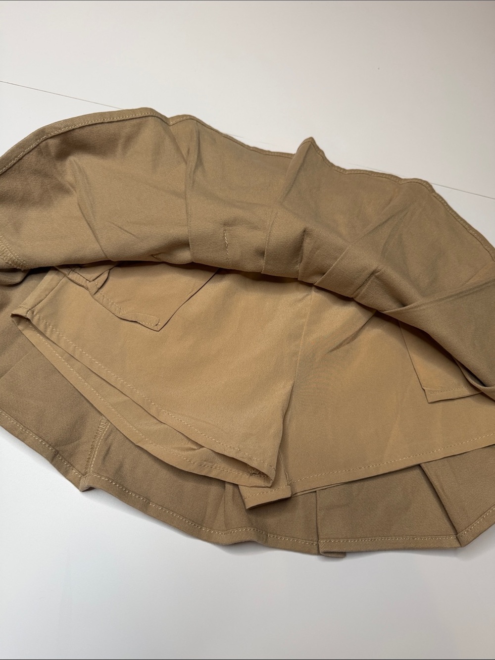 Abercrombie Kids Pleated Khaki  Skirt - Picture 2 of 5